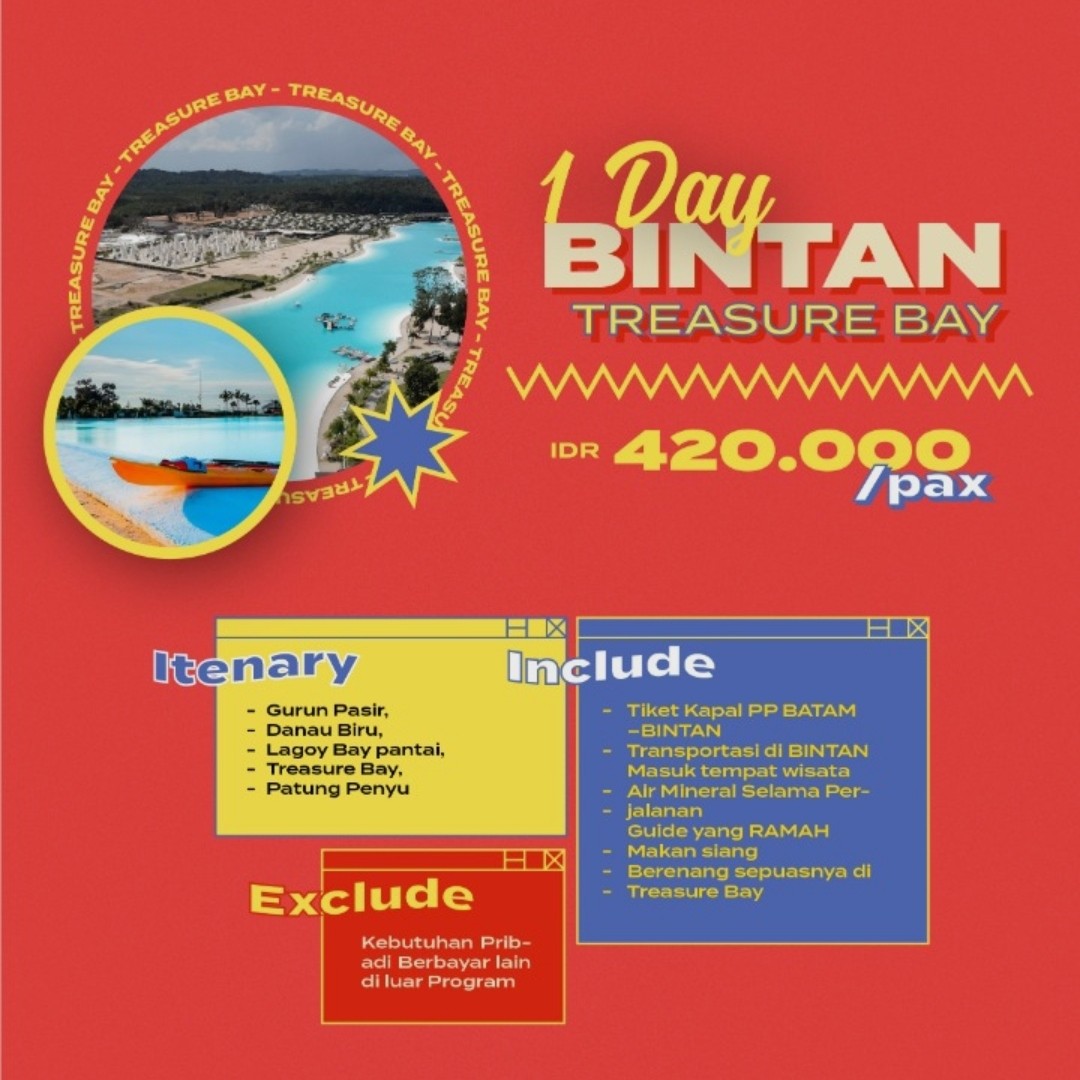 1 Day Bintan - TREASURE BAY