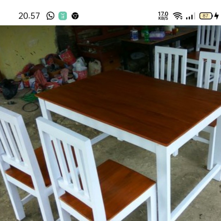 1 Set Meja Kursi Kafe 3