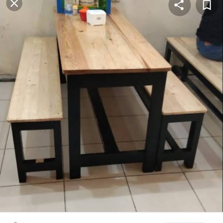 1 Set Meja Kursi Kafe 5
