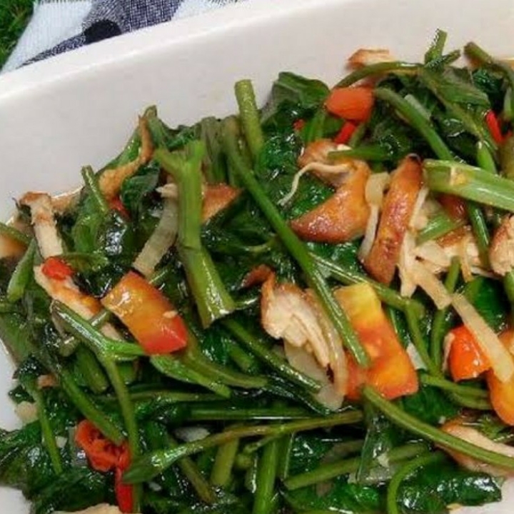 15 Cha Kangkung Ayam 