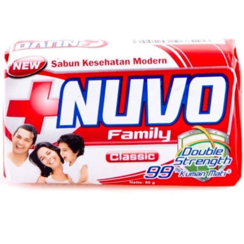 1pcs Sabun Nuvo Merah