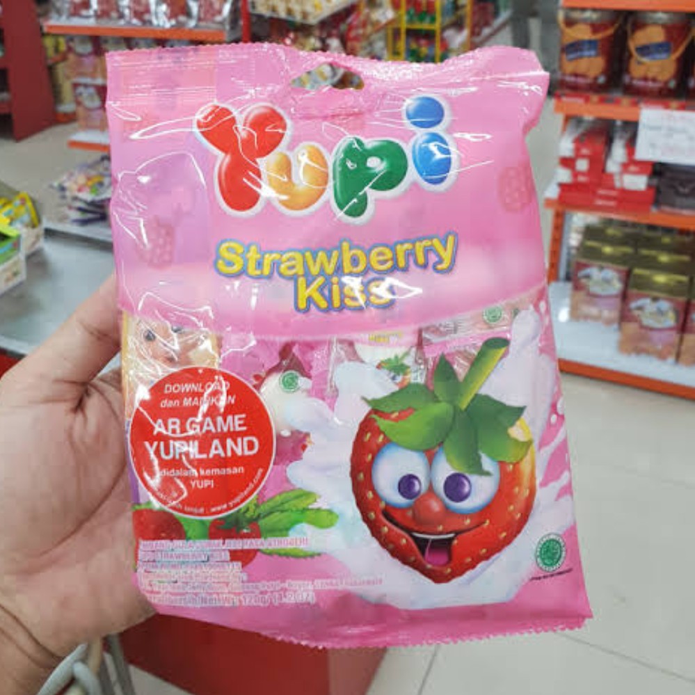 1pk Permen Yuppie Stroberi