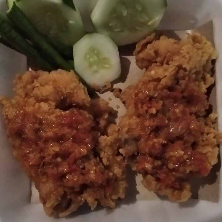 2 Pcs Ayam Geprek Tanpa Nasi