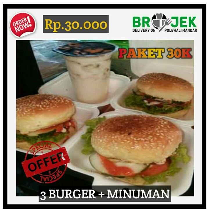 3 Burger 1 Minuman