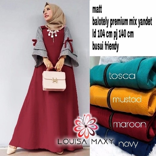 34 Louisa Maxy Maroon 