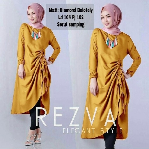 34 Rezva Tunik Mustard 