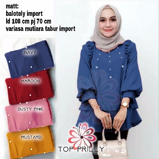 34 Top Prilly Navy 