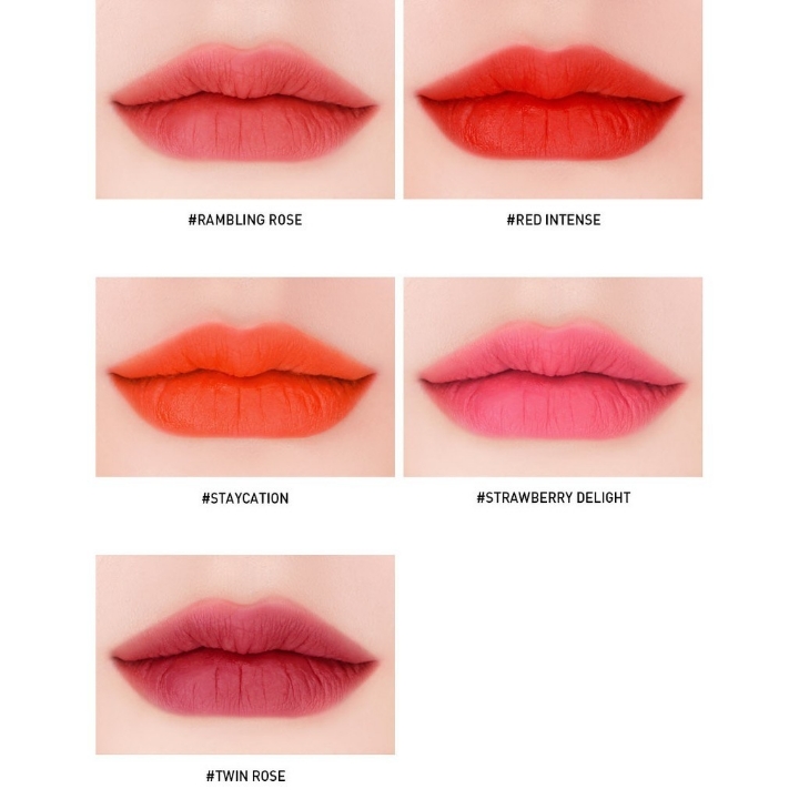 3CE KAISUN MITSUNE VELVET LIP TINT  LIP STICK  LIP VENT STYLENANDA 3