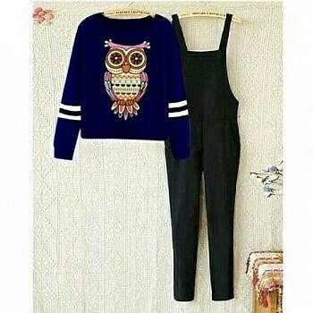 47 JUMSUIT OWL NAVY