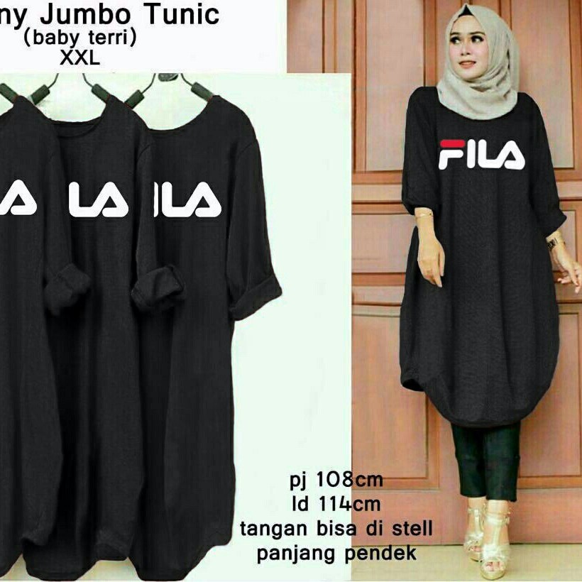 51-TUNIK FILA HITAM