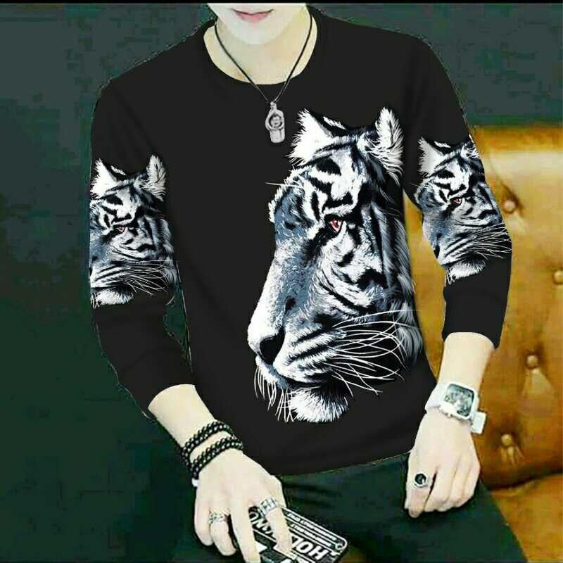 57-KAOS MACAN HITAM