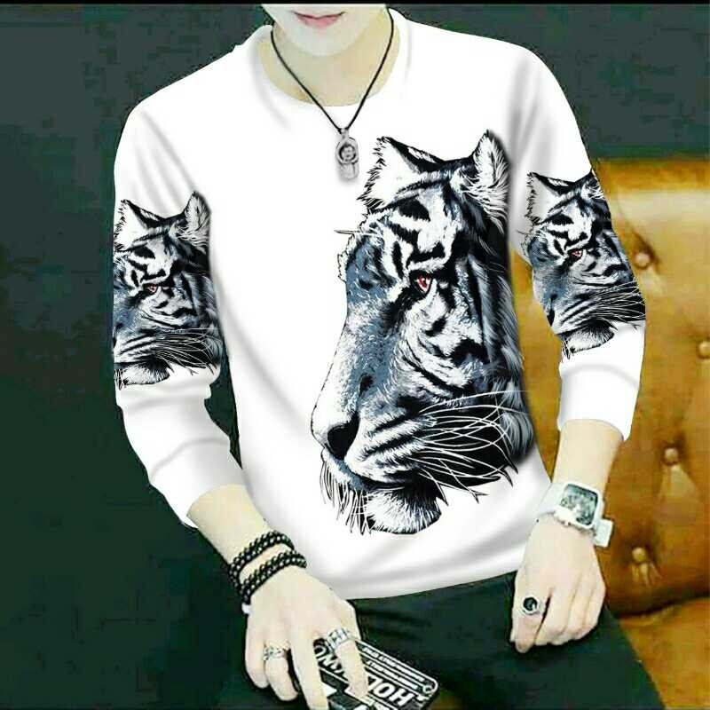 57-KAOS MACAN PUTIH