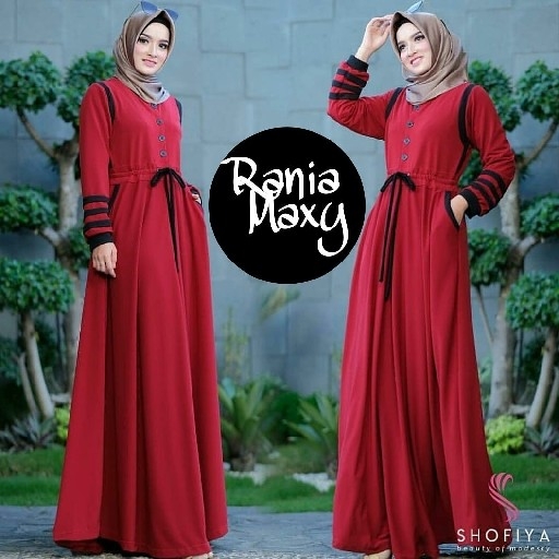 57 Rania Maxy Maroon 