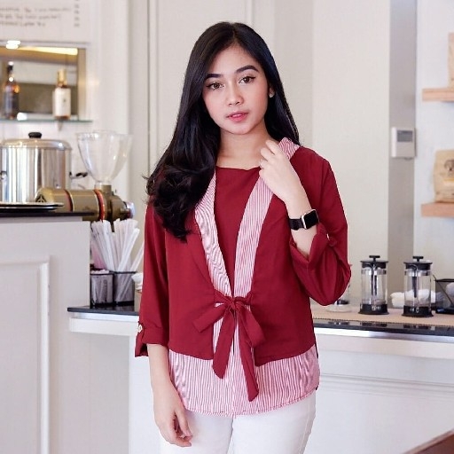 57 Top Missisipi Salur Maroon 