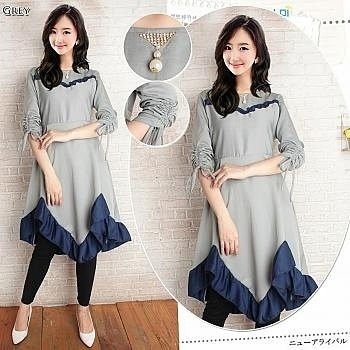 58 TUNIK HAWWA GREY