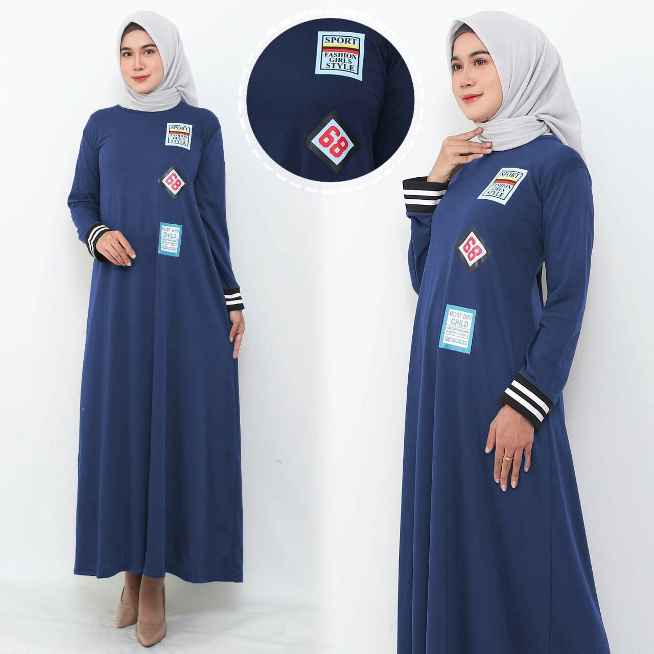 77-MAXI JUMBO GAMILA NAVY