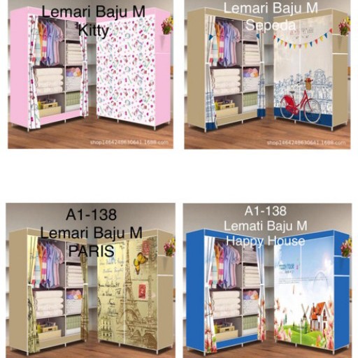 A1-138 RAK PAKAIAN PORTABLE 3