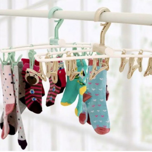 A1-227 Hanger Gantungan Baju 12 Clip