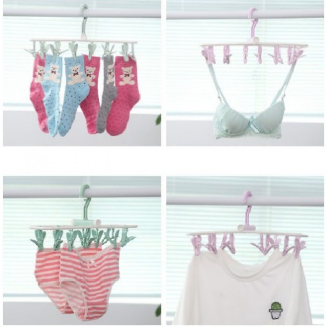A1-227 Hanger Gantungan Baju 12 Clip 2