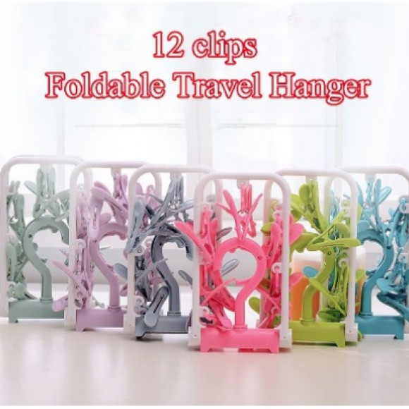 A1-227 Hanger Gantungan Baju 12 Clip 3