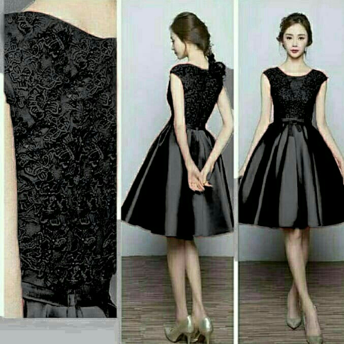 A2 - DRESS XMASS HITAM