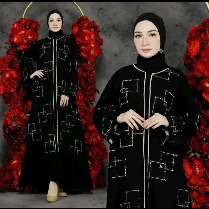 ABAYA ALMARP 140000 PER PRODUK tersediaKeteranganEXCLUSIF BAHAN JE