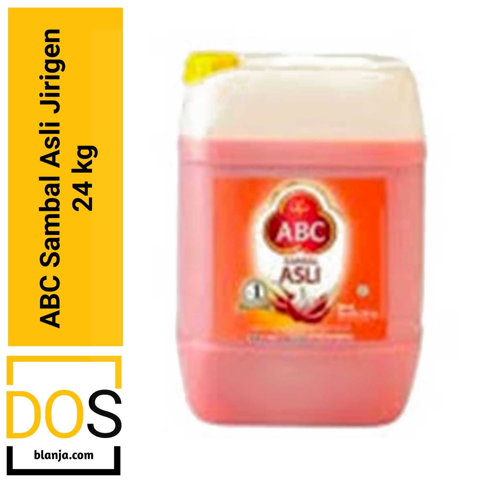 ABC Sambal Asli Kemasan Jirigen 24 Kg