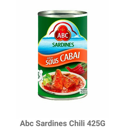 ABC Sardines Saus Cabai 425gr
