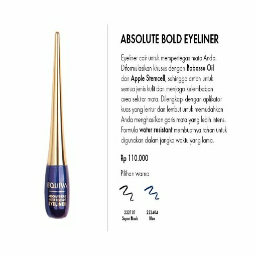 ABSOLUTE BOLD WATER RESISTANT EYELINER