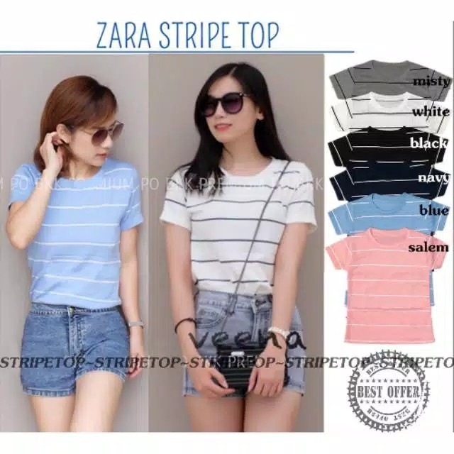 AFI - EC - Zar Stripe Top