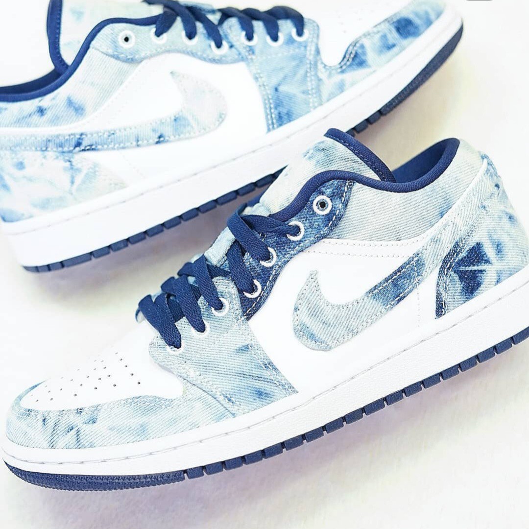 AJ 1LOW Washed Denim 3