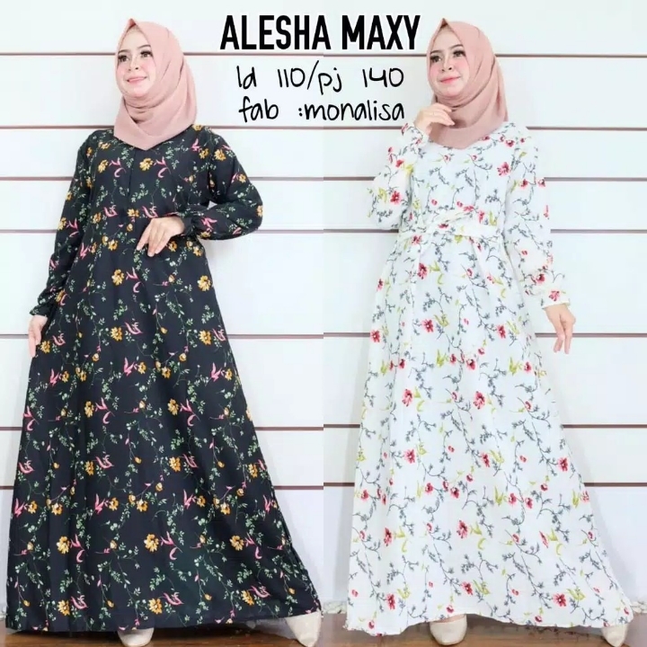 ALESHA BUSUI RESLETING DEPAN GAMIS SYARI MONALISA SUPER