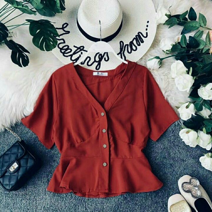 AMIRA BLOUSE MAROON