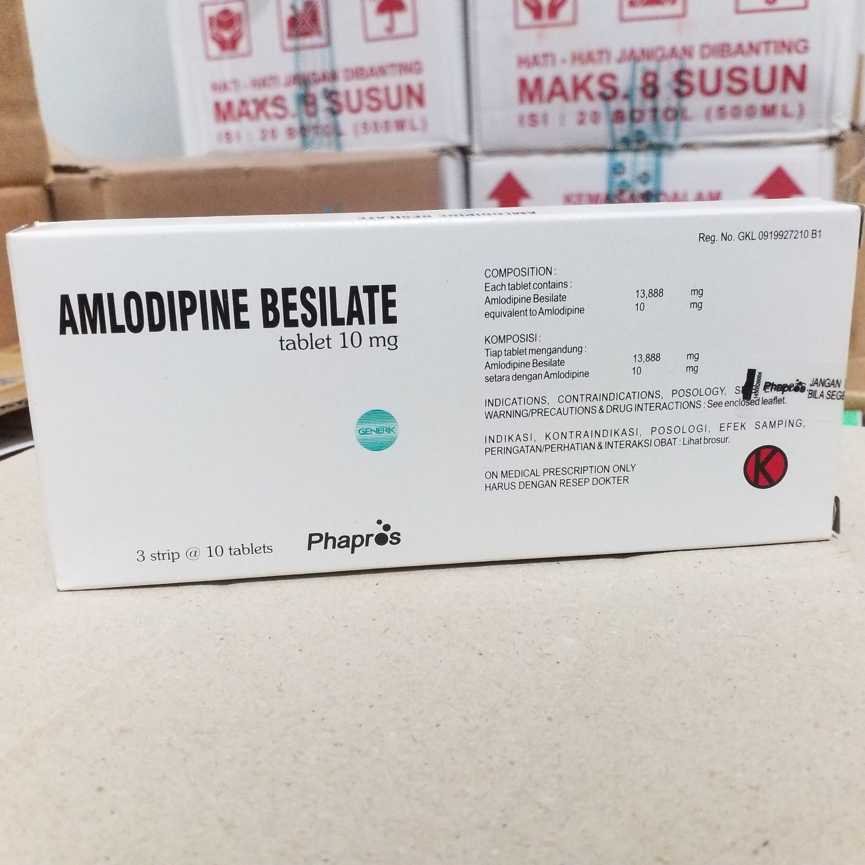 AMLODIPINE BESILATE TABLET 10 MG