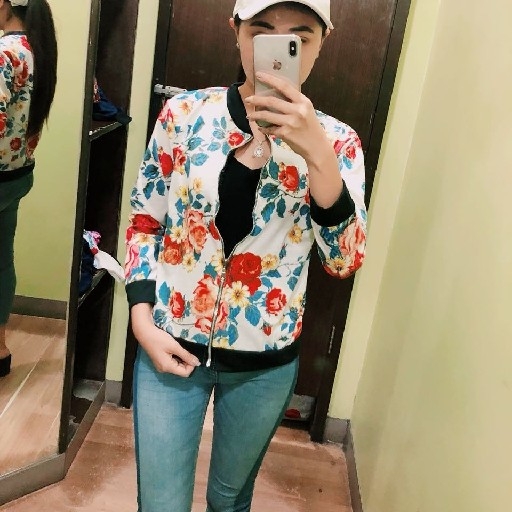 AS JAKET ROSEMARY PUTIH 