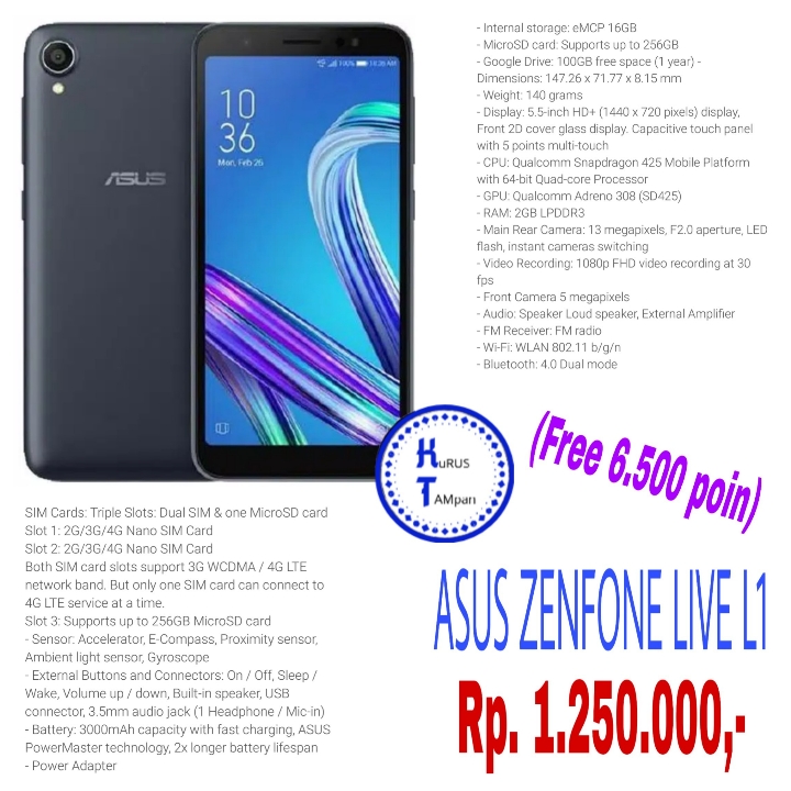 ASUS ZENFONE LIVE L1