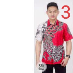 ATASAN PRIA KEMEJA BATIK PRIA LENGAN PENDEK 3