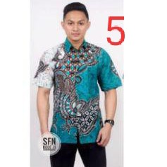 ATASAN PRIA KEMEJA BATIK PRIA LENGAN PENDEK 5