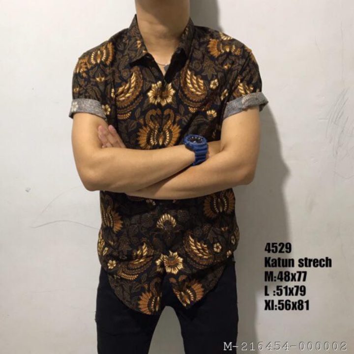 ATASAN PRIA KEMEJA BATIK VKPT-291Warna 4530 4528 4527 4529 B511 2