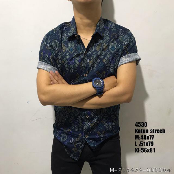 ATASAN PRIA KEMEJA BATIK VKPT-291Warna 4530 4528 4527 4529 B511 4