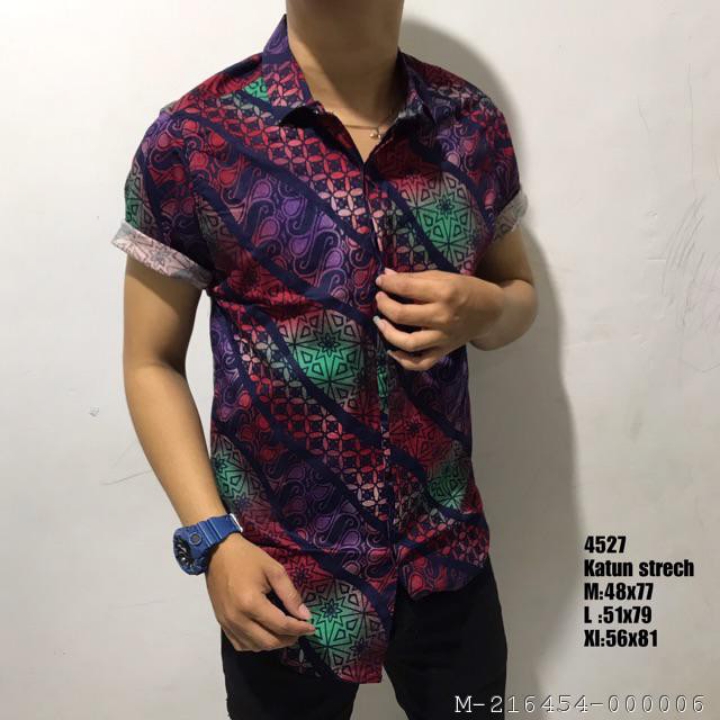 ATASAN PRIA KEMEJA BATIK VKPT-291Warna 4530 4528 4527 4529 B511 5