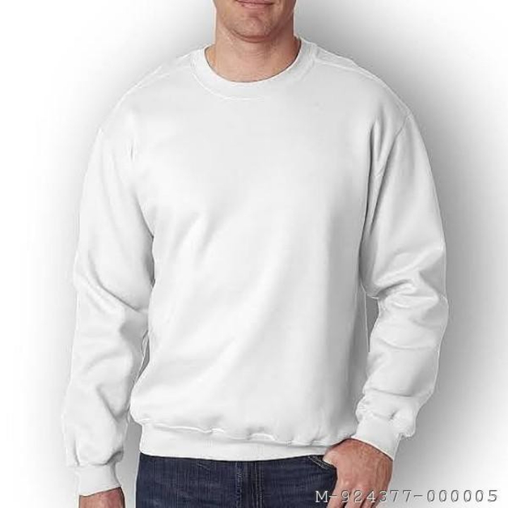 ATASAN PRIA SWEATER POLOS VJAG-025Variasihitam marun putih  abu  4