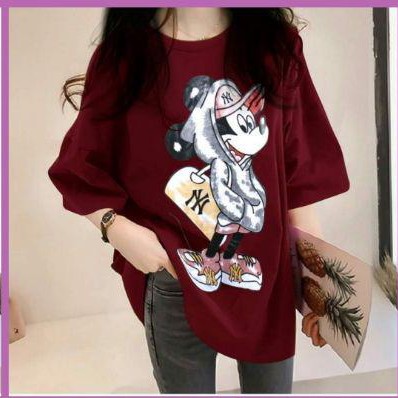 ATASAN WANITA KAOS NYEMICK OVERSIZE 2