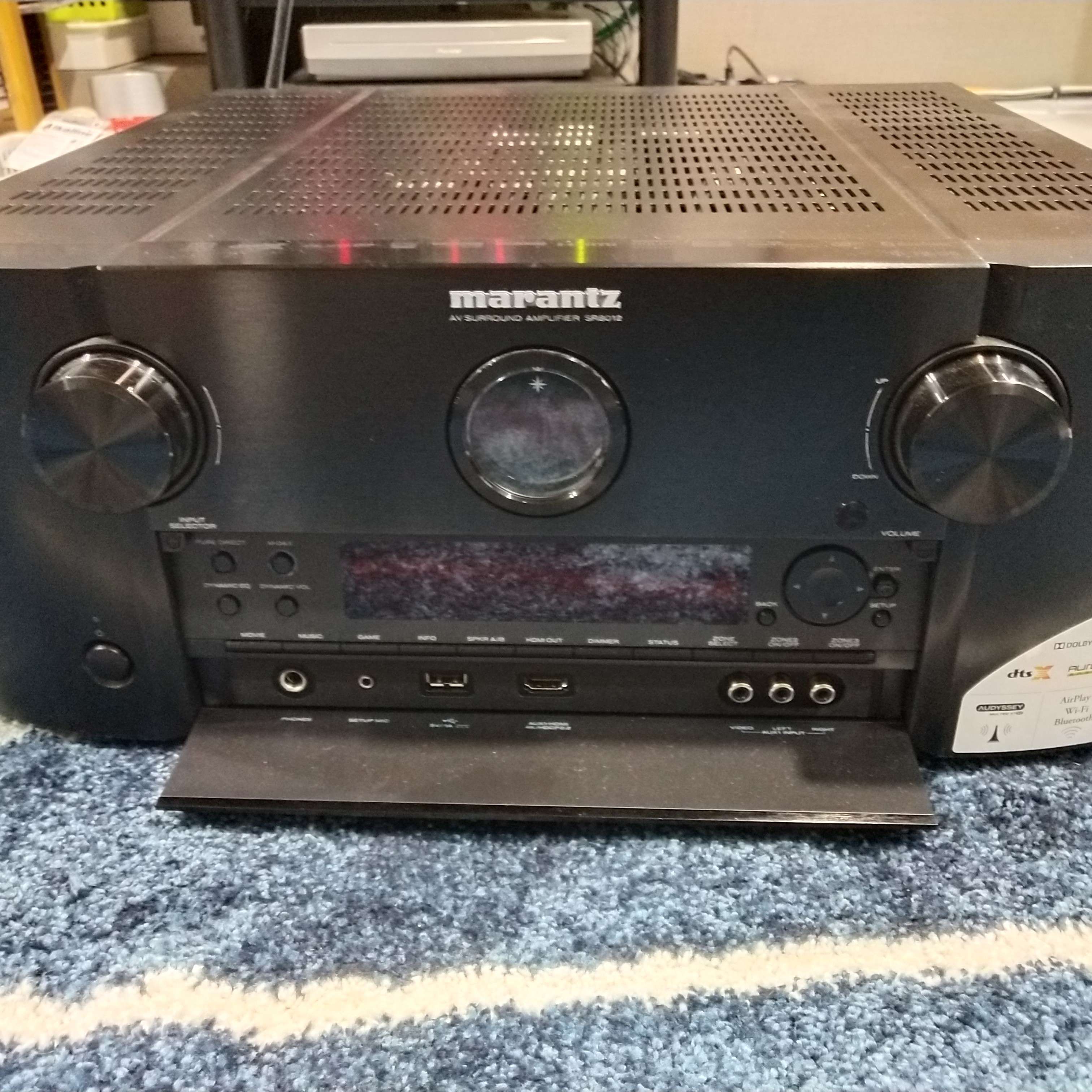 Amplificateur Intégré Marantz SR-65 Pour Pièces - Ne Fonctionne Pas, Fusibles Qui Sautent