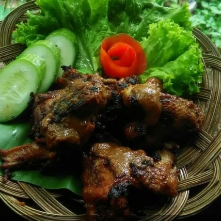 AYAM BAKAR  DAN NASI