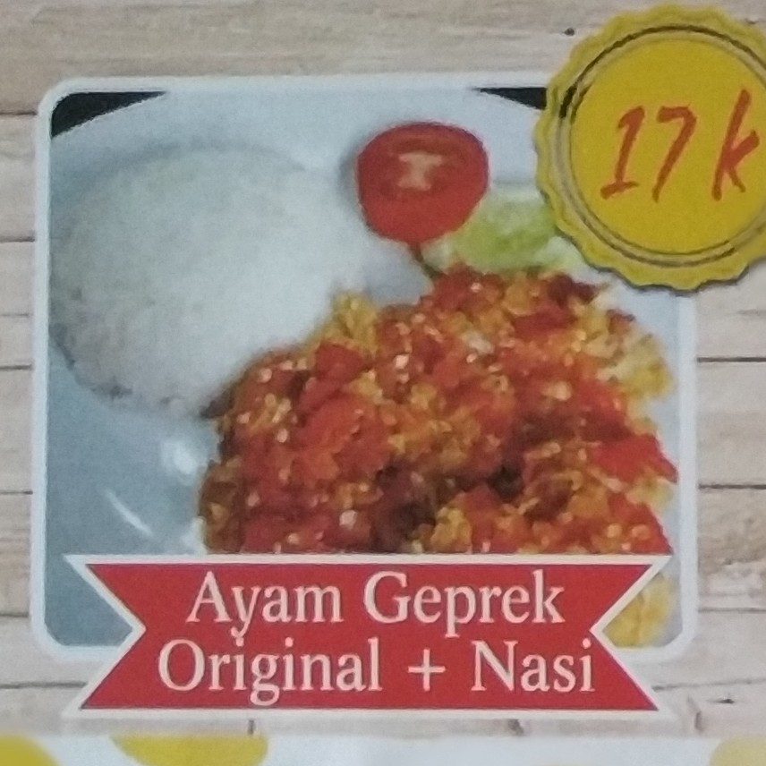 AYAM GEPREK   17K