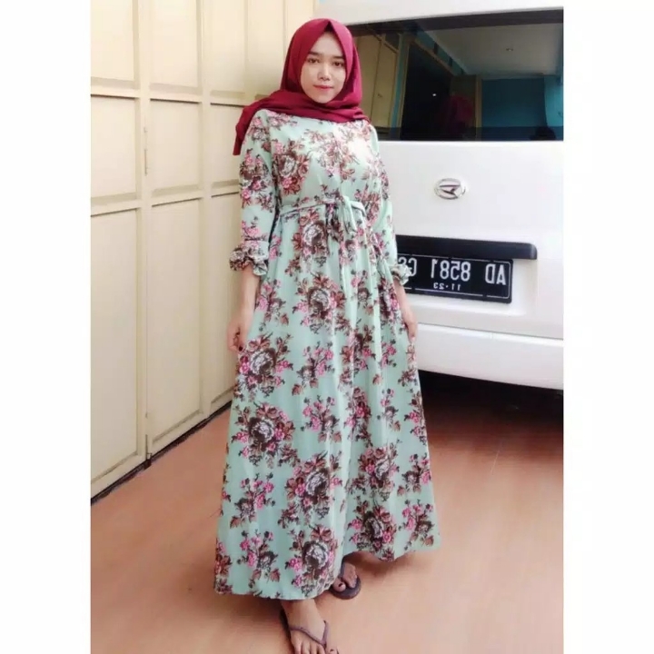 AYUNDA GAMIS BUSUI RESLETING DEPAN TANPA JILBAB 2