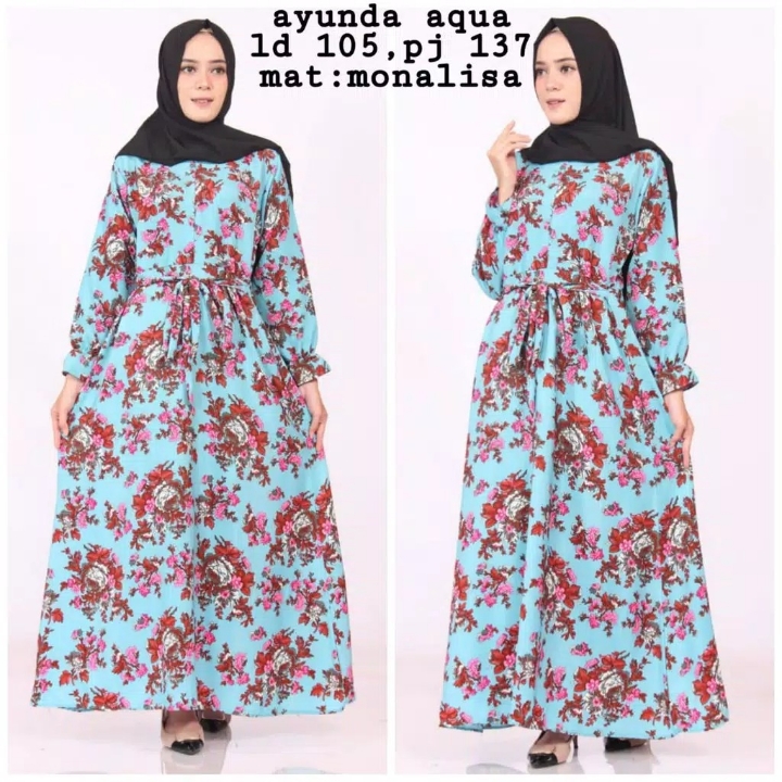 AYUNDA GAMIS BUSUI RESLETING DEPAN TANPA JILBAB 3