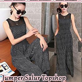 Ab Jumper Salur Topshop Hitam