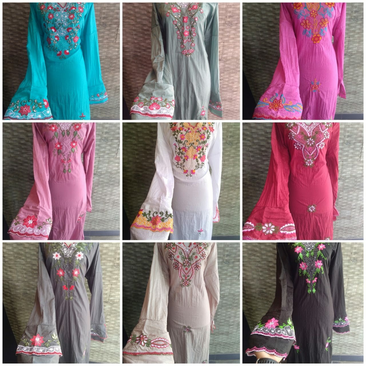 Abaya Bandungan Bordir
